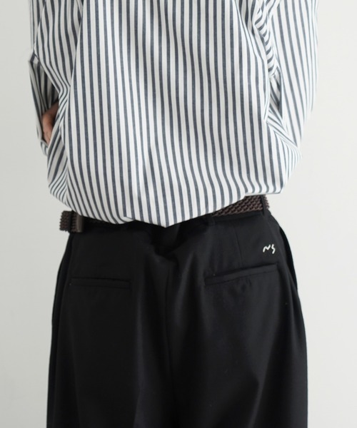 ワイドパンツ スラックス 「EXCLUSIVE」NEONSIGN Anatomic straight slacks メンズの画像