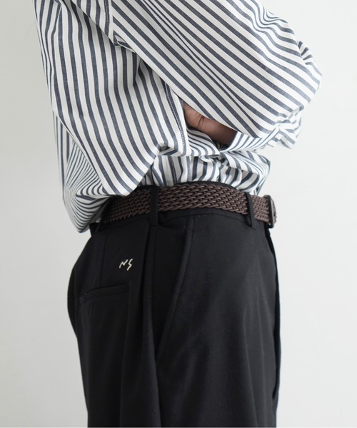 ワイドパンツ スラックス 「EXCLUSIVE」NEONSIGN Anatomic straight slacks メンズの画像