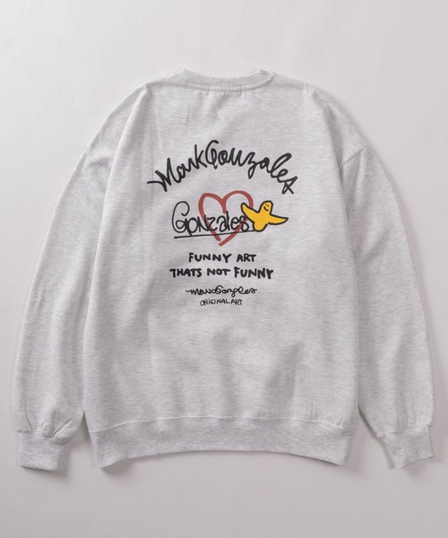 「Mark Gonzales」 スウェットカットソー L イエロー系その他 レディース_画像3