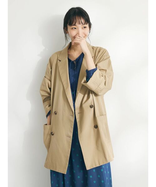 「CRAFT STANDARD BOUTIQUE」 テーラードジャケット FREE ベージュ レディース_画像4