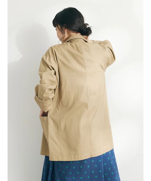 「CRAFT STANDARD BOUTIQUE」 テーラードジャケット FREE ベージュ レディース_画像6