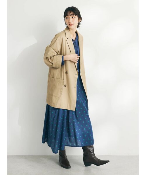 「CRAFT STANDARD BOUTIQUE」 テーラードジャケット FREE ベージュ レディース_画像8