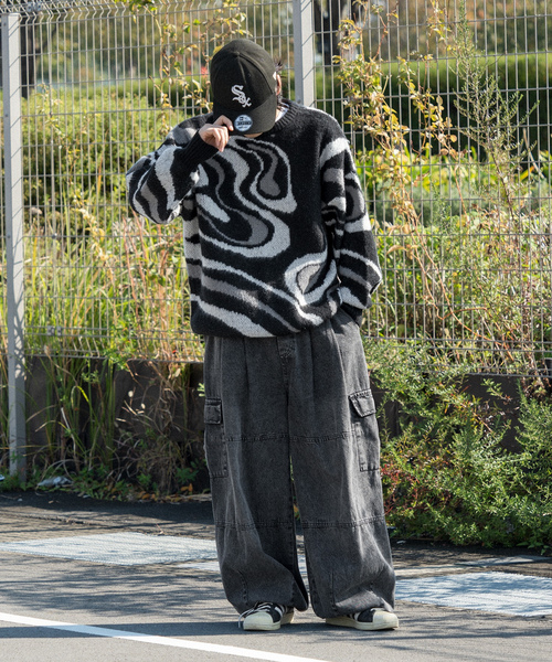 kutir（クティール） 長袖ニット LARGE ブラウン メンズ : ZOZOTOWN