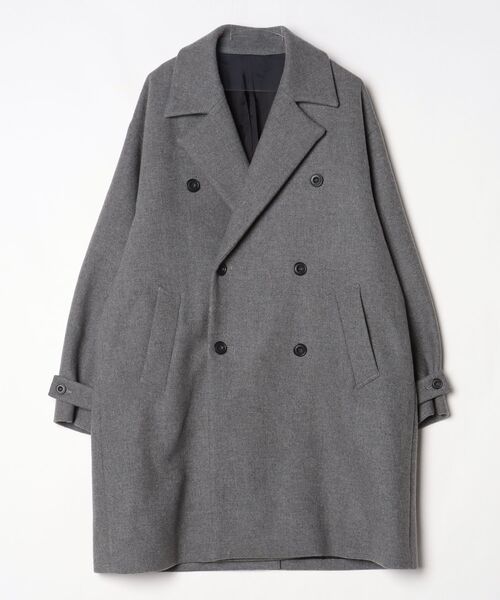 STUDIOUS（ステュディオス） チェスターコート 2 グレー メンズ