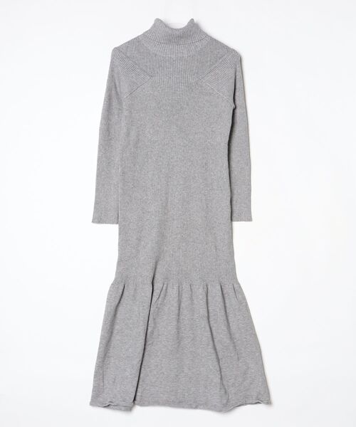 「Heather」 ニットワンピース FREE グレー レディース_画像2