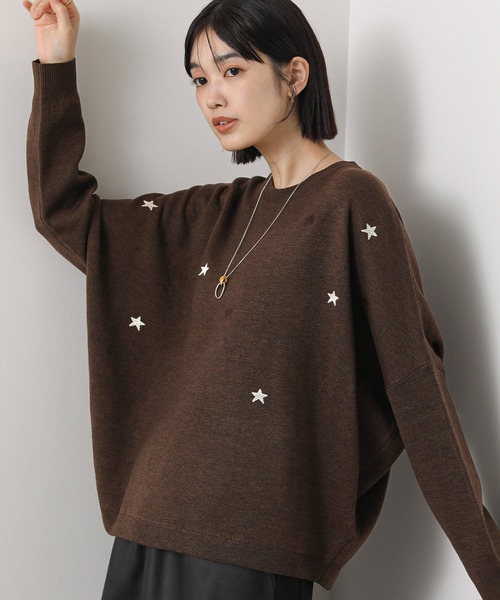 Gready Brilliant（グレディブリリアン） ニット セーター 星刺繍