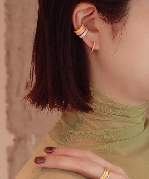 「NOIR DE POUPEE」 ピアス（両耳用） FREE パープル レディース_画像8