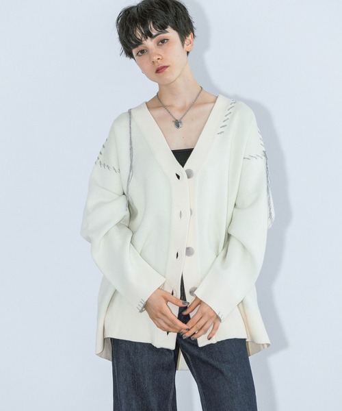 モカページです PAGEBOY（ページボーイ） ニットカーディガン FREE モカ レディース