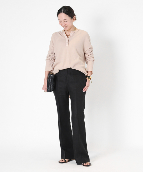 「Deuxieme Classe」 パンツ 36 ベージュ レディースの画像