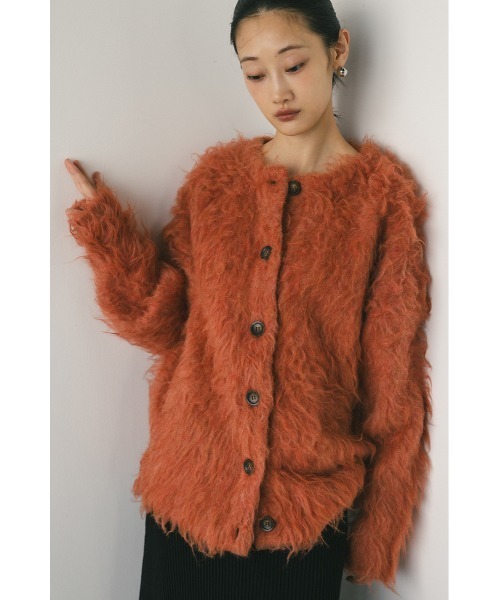 STYLEMIXER（スタイルミキサー） ニットカーディガン FREE オレンジ