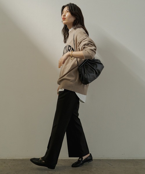 「LOUNGEDRESS」 長袖ニット FREE ベージュ レディース_画像8