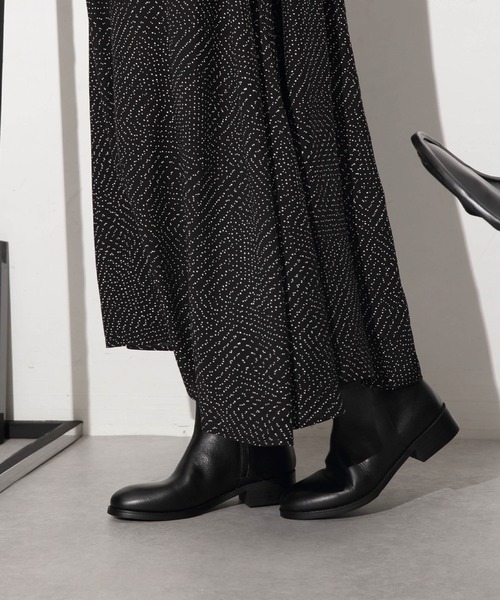 「REMME」 ロングブーツ 37 ダークブラウン レディース_画像8