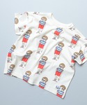 tシャツ 総柄ワイド半袖Tシャツ キッズ 子供...の詳細画像1
