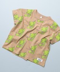 tシャツ 総柄ワイド半袖Tシャツ キッズ 子供...の詳細画像3