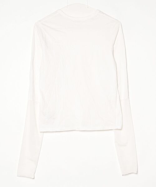 「Plage」 長袖カットソー - ホワイト レディースの画像2