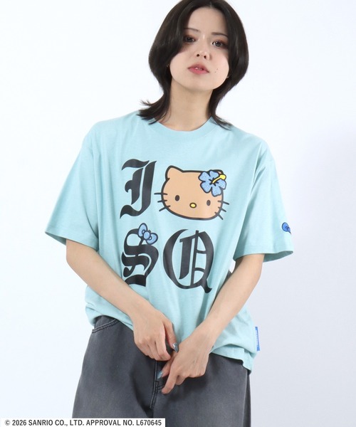 sanrio（サンリオ） tシャツ 半袖 HELLO KITTY I LOVE ”KI”TEE/日焼け