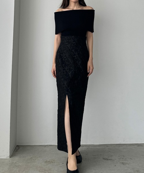 「Louere」 ロングスカート LARGE ベージュ レディース_画像3