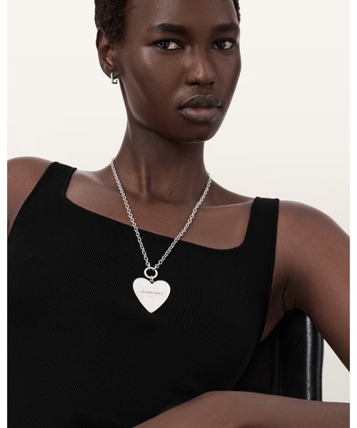 ALLSAINTS（オールセインツ） ネックレス LIA LARGE HEART NECKLACE