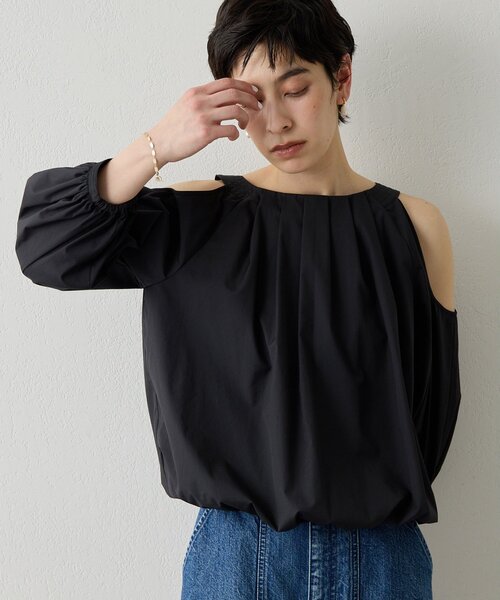 THE PAUSE ブラウス シャツ 「THE PAUSE」オープンショルダーブラウス