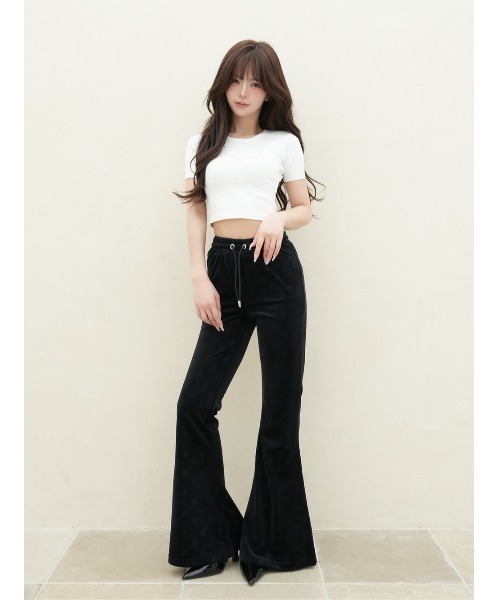 Darich（ダーリッチ） tシャツ ロゴビジューエンジェルモチーフTシャツ
