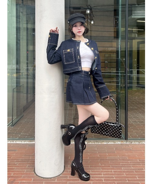 Darich（ダーリッチ） tシャツ ロゴビジューエンジェルモチーフTシャツ