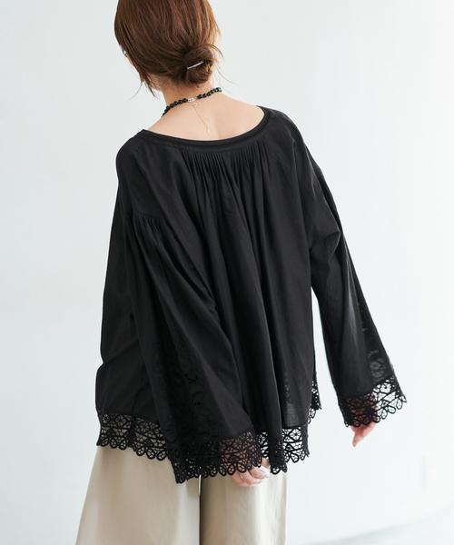IENA 新品 ブラウス レース イエナ IENA（イエナ） ブラウス シャツ カットワークレースブラウス
