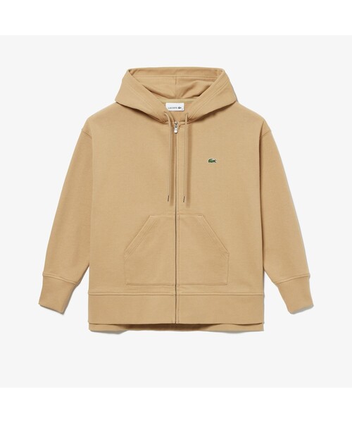 LACOSTE（ラコステ） ジップアップパーカー 38 グレー レディース