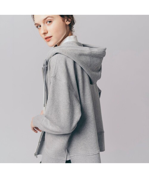 LACOSTE（ラコステ） ジップアップパーカー 38 グレー レディース