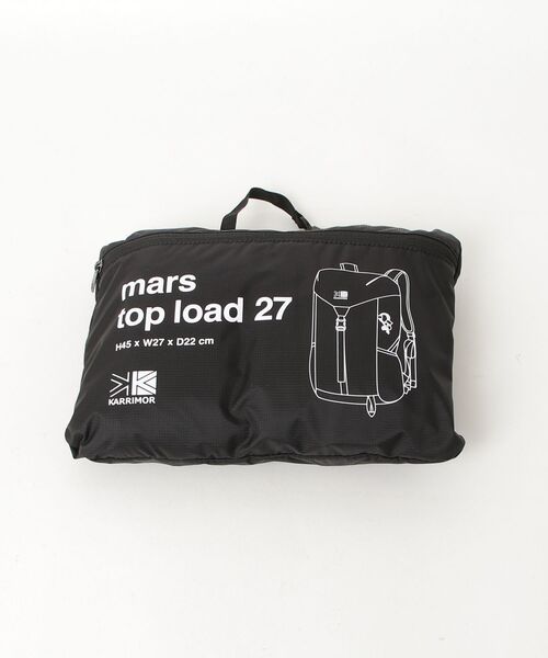 未使用　karrimor mars mars top load 27 Karrimor（カリマー） デイバック リュック mars top load 27 メンズ