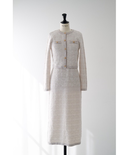 Her lip to ワンピース Spring Tweed Dress Set : ZOZOTOWN Yahoo!店
