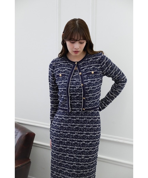 ワンピース Her lip to Classic Tweed Midi Dress her lip to Classic Tweed Midi Dress｜Yahoo!フリマ（旧PayPayフリマ）