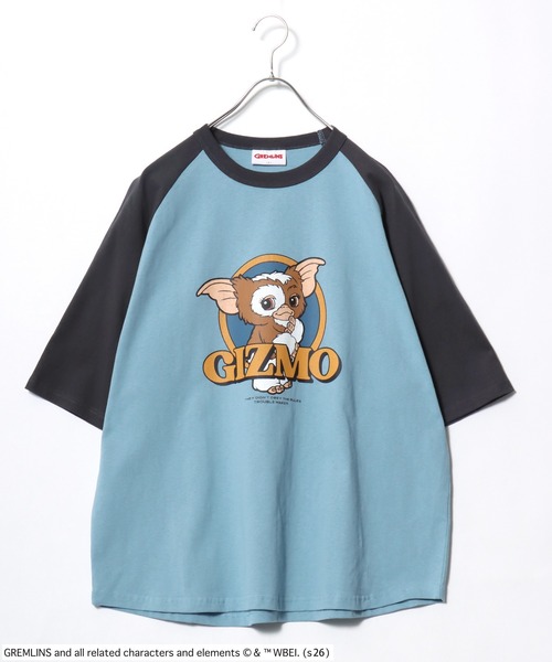 tシャツ GREMLINS（グレムリン）GIZMO ギズモ プリント ラグランT