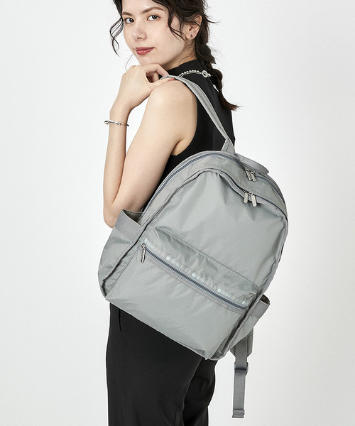 「LeSportsac」 リュック FREE グレー レディース