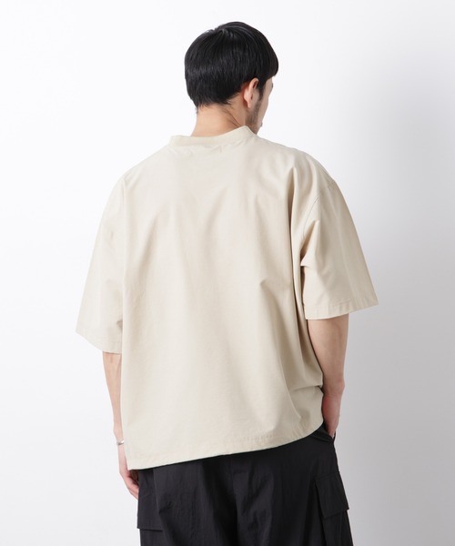 NANO universe（ナノ・ユニバース） tシャツ ストレッチワイドプル