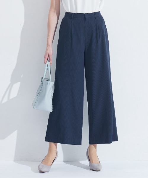 「7days Life Styling」 スラックス M ネイビー レディース_画像2