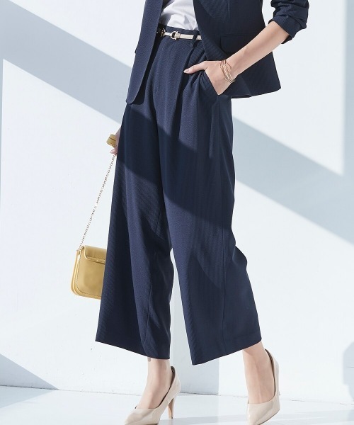 「7days Life Styling」 スラックス M ネイビー レディース_画像3