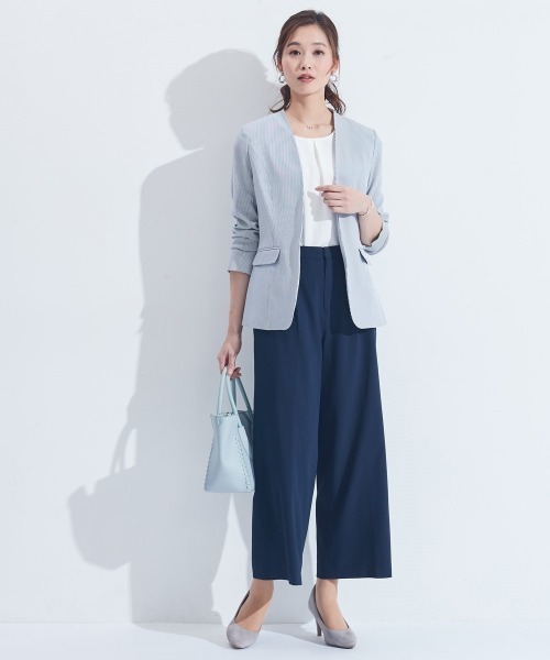 「7days Life Styling」 スラックス M ネイビー レディース_画像7