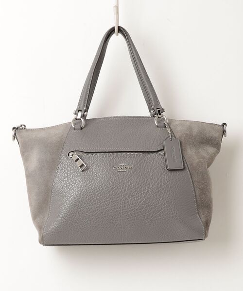 COACH（コーチ） ワンポイントハンドバッグ - グレー レディース 