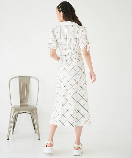 「REDYAZEL」 半袖ワンピース MEDIUM ブルー系その他5 レディース_画像3