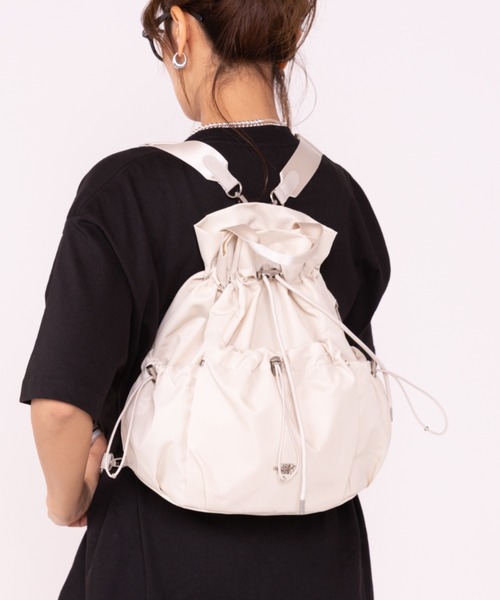 【限定】THE NORTH FACE 金属ロゴ 巾着型 3WAYバッグ リュック THE NORTH FACE（ザ ノースフェイス） ノースフェイス デイバック