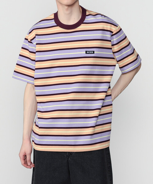SCYE BASICS（サイベーシックス） tシャツ | コットン 鹿の子ボーダーT