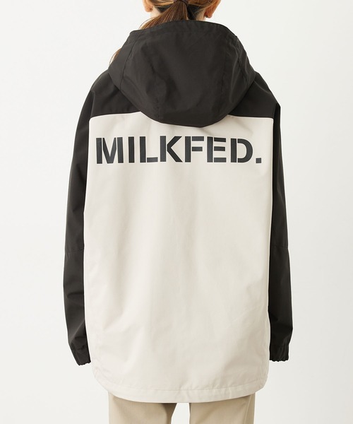 「MILKFED.」 マウンテンパーカー M オフホワイト レディース_画像4