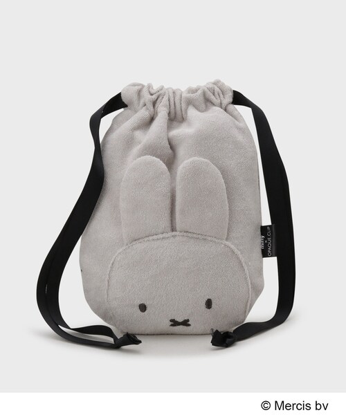 Miffy（ミッフィー） ポーチ 「miffy」パイル巾着ポーチ レディース
