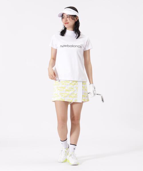 美品　ニューバランスゴルフラップ　スカート風キュロット 白 1 スカパン一回使用 New Balance Golf（ニューバランスゴルフ） パンツ 「new balance golf