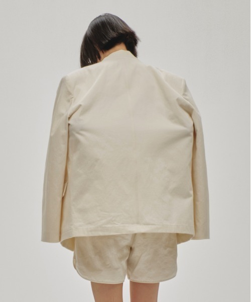 TODAYFUL 「TODAYFUL」 ノーカラージャケット 36inch ホワイト
