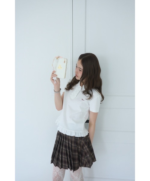 Smyeon スカート Vintage check pleated skirt/ヴィンテージライク
