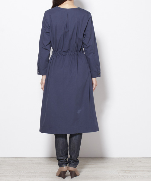 「MELROSE claire」 長袖ワンピース - ブラウン レディース_画像4