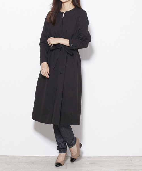 「MELROSE claire」 長袖ワンピース - ブラウン レディース_画像8