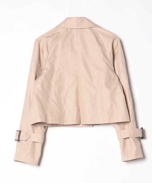 ブルーレーベルクレストブリッジ新品ベージュ ボアコート 38 BLUE LABEL CRESTBRIDGE（ブルーレーベルクレストブリッジ