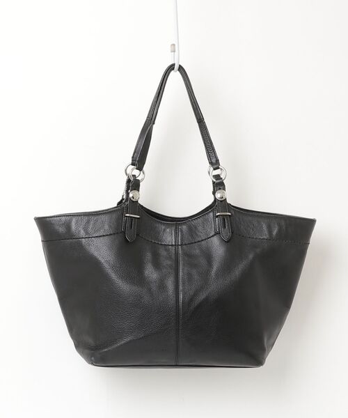 コーチ COACH トートバッグ ナイロン レザーターンロック 濃紺 ほぼ新品 COACH レディーストートバッグ｜バッグ｜ファッション おすすめ人気